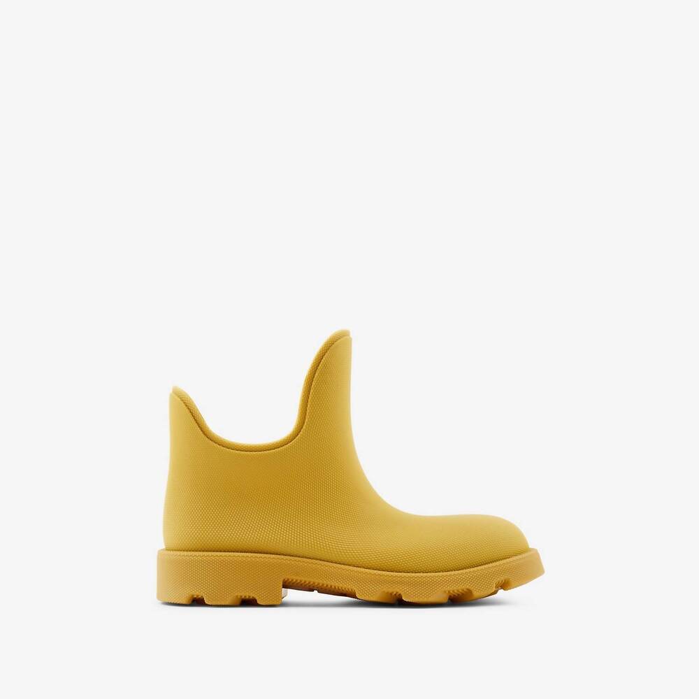NEW BURBERRY men's marsh rainboots in yellow